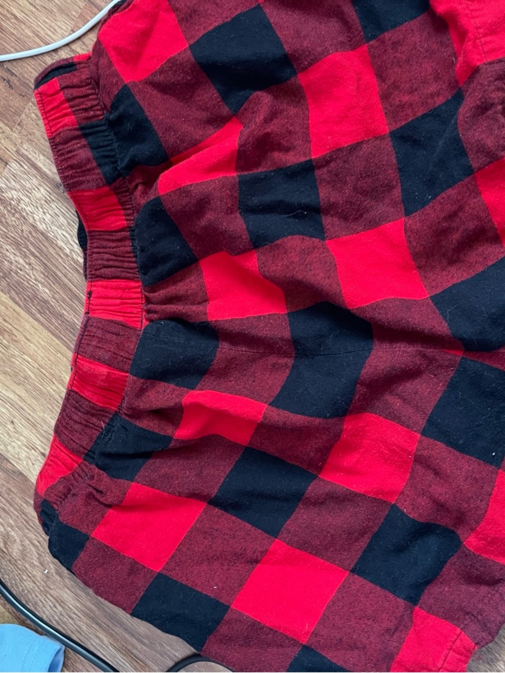 Auden Red and Black Buffalo Plaid Lounge Shorts